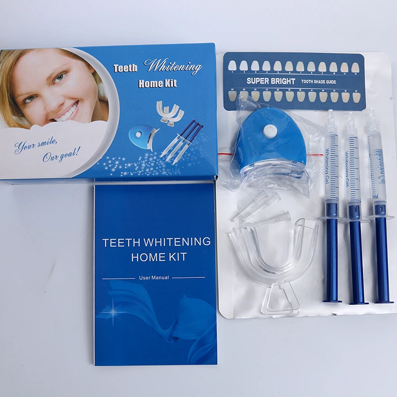 

Teeth Whitening Home Kit Profesisonal Supplier of Product Mint Flavor Dental Bleaching Kit for Bright Smile Free Shipping 44%cp