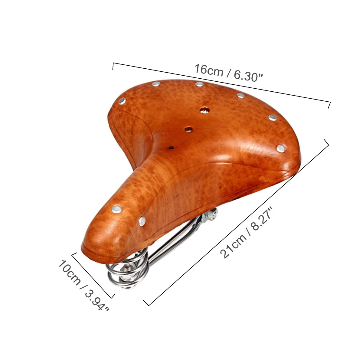 Винтажное велосипедное седло из натуральной кожи, удобные подушки для езды, велосипедное седло, запасные части для велосипеда коричневого цвета