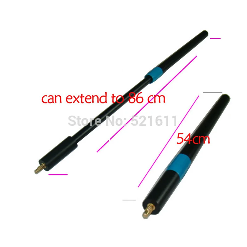 

xmliver very cheap snooker cue extension for Master screw 54cm can extent to 86cm Snooker cue extenders China free shipping