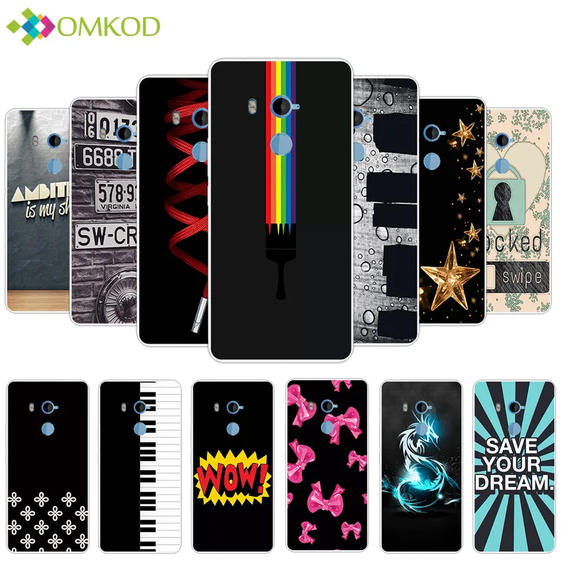 

For HTC U11 Plus Phone Case For HTC U 11 Plus Coque Silicone Transparent Dark Color Coque Case For HTC 2Q4D200 Cover