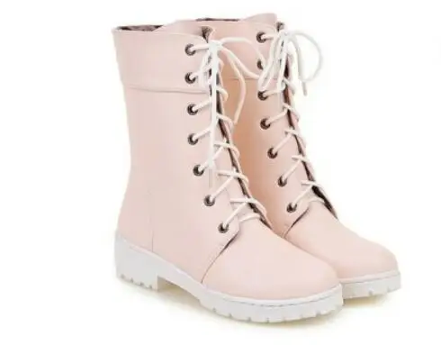 

White Black Students Soft Sister Lolita Boots Cosplay Lace Lolita Sweet Lady Shoes Women Ankle Platform Boots