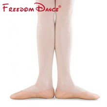 Профессиональная Обувь для танцев из натуральной кожи; балетки с полной подошвой; обувь для танцев, йоги, фитнеса для детей и женщин; 6182