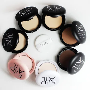 

2pcs Natural Pressed Powder Long Lasting Oil Control Airbrush Pressed Powder Setting Powder Makeup Face Concealer