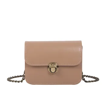 

New Elegant Shoulder Bag Women Wild Simple Messenger Bag For Girls Women Joker Chain Shoulder Fashion Small Square Bag K704