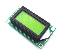 5pcs/lot Green LCD0802 Character Display Module 5V 0802 for Arduino