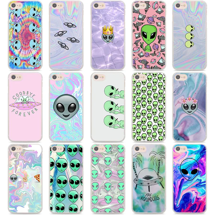 

Alien Believe UFO ET emoji Phone Cases cover for Apple iPhone 7 8 Plus 6 6S Plus SE 5S X XR XS MAX Hard back cover case