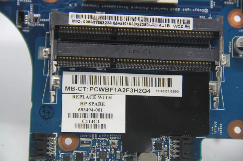 683494 001 для HP 4440S 4540S материнская плата ноутбука с 216 0833002 GPU на бортовой HM76 DDR3