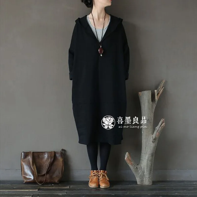 Новинка 2017 модные женские длинные толстовки с капюшоном куртка длинным рукавом