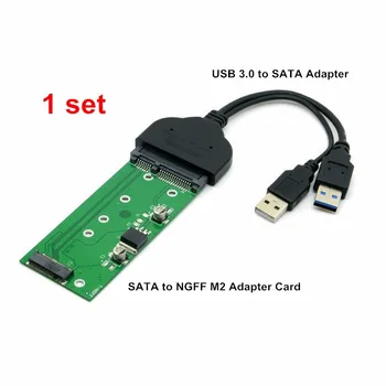 

1set USB 3.0 USB3.0 to SATA 2.5" Hard Disk to M.2 NGFF PCI-E PCIE PCI Express 2 Lane SSD for E431 E531 X240 Y410P Y510