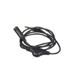 3 фута 3,5 мм M/F стерео наушников аудио кабель-удлинитель для 1 м с отслеживанием объема работы Управление скользящий переключатель для Ipod/MP3