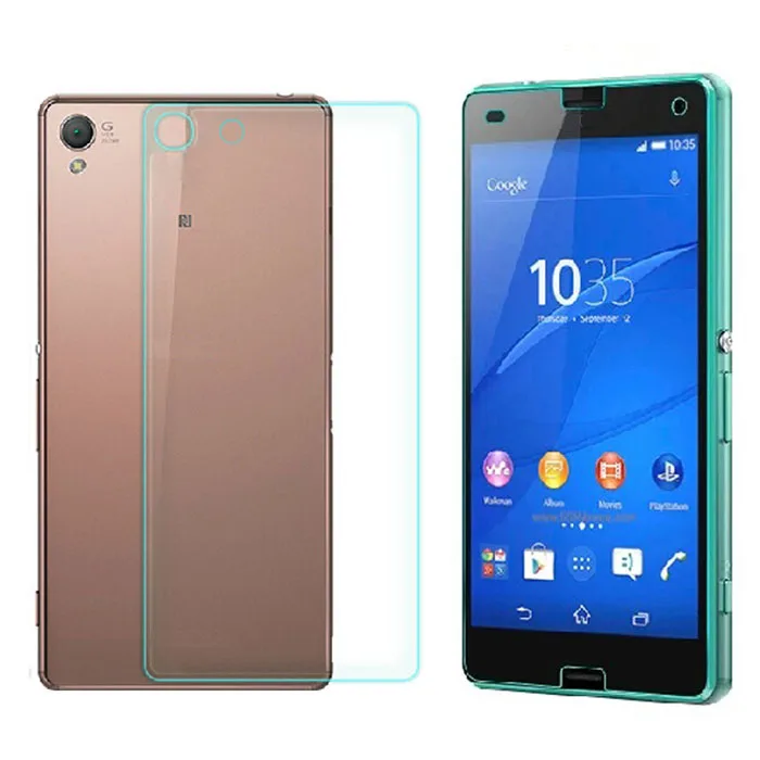 For Sony Xperia Z3 Compact Front Back Tempered Glass Film Screen Protector