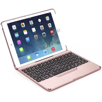 

Aluminium Alloy Wireless Bluetooth Keyboard with 7 Colors Backlit for Apple iPad Pro 9.7 Air Air 2 iPad 9.7 2017 2018 Tablet+Pen