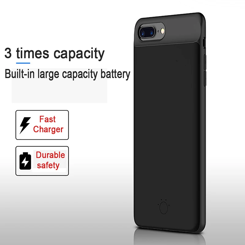 Продажа Power Battery Case для iPhone 6 6s 7 8 5000/7000 мАч Чехол зарядного устройства Plus 4.7 / 5.5