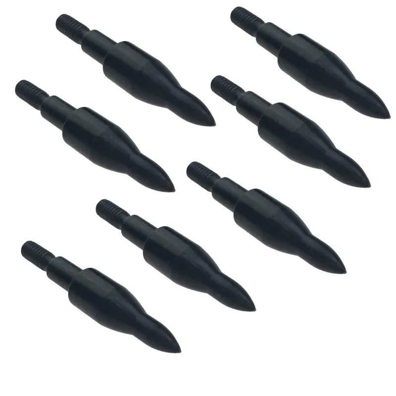 12 pcs 100 grain Practice Broadhead Arrow Point Arrowheads Steel Target