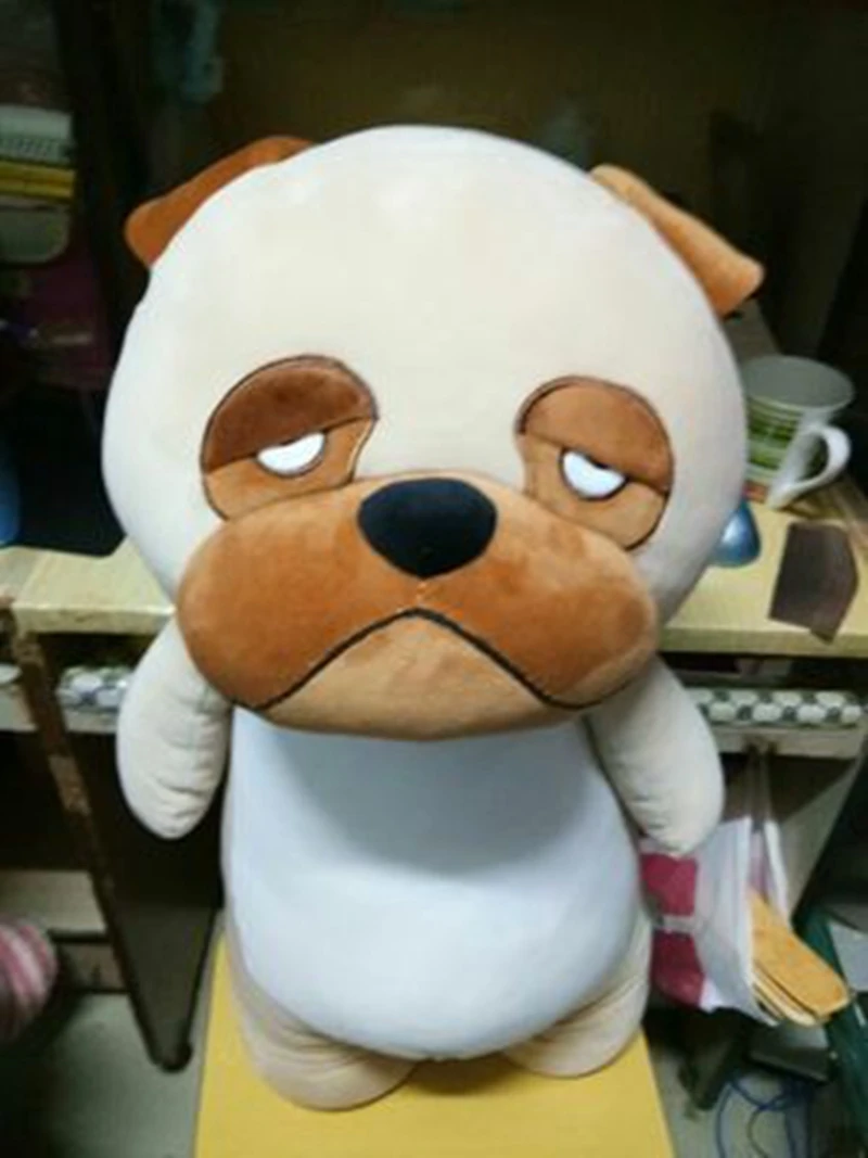 pop soft cartoon husky plush toy stuffed anime Shiba Inu  Bulldog Pugs Dachshund doll animals pillow gift for kids 31inch 80cm DY61956(16)
