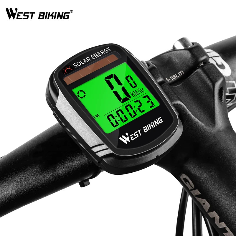 WEST BIKING велосипедный компьютер Спидометр Одометр Многофункциональный защита от