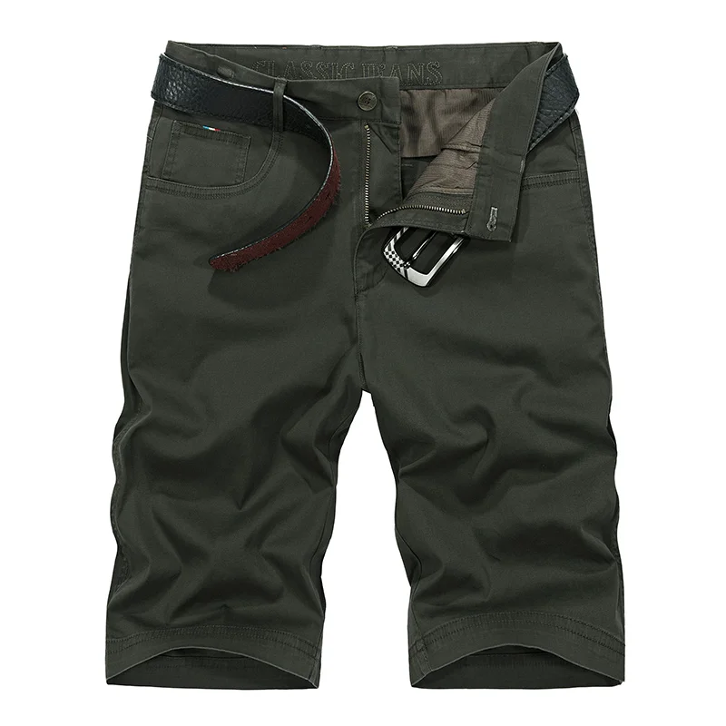 Мужские шорты милитари Новые Летние повседневные хлопковые пляжные шорты для бега брюки мужские свободные стрейч шорты Рабочая одежда Большие размеры