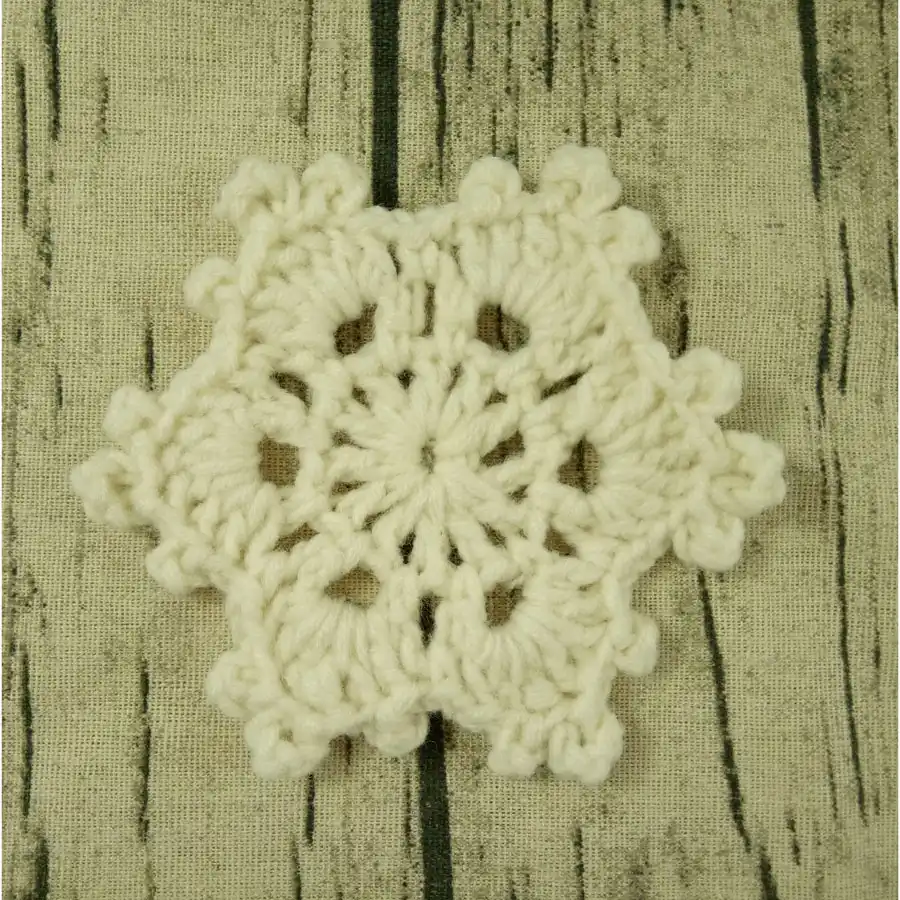 Сделай Сам Многоцветный 8 см снежинки Coaster ручная работа вязание крючком Doilies