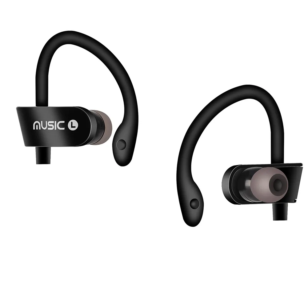 

Wireless Bluetooth Headset Sport Sweatproof Stereo Earbuds In-Ear EarphonesMusic Earbud With Microphone Volume Control Earbuds