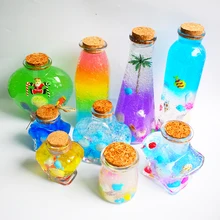 DIY Набор растущих водяных шаров с мини-орнаментом раковины детские игрушки бутылки желаний смешанные бусины