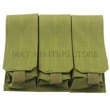 Тактический Пистолет тройной подсумок AR15 M4 5,56 мм Журнал Mag пакет пистолет жилет для стрельбы инструмент дамская сумка