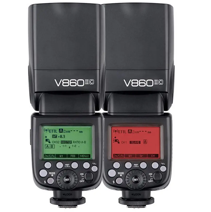 Godox Ving 860II C светильник вспышки без VB18 батареи для Canon камера Замена