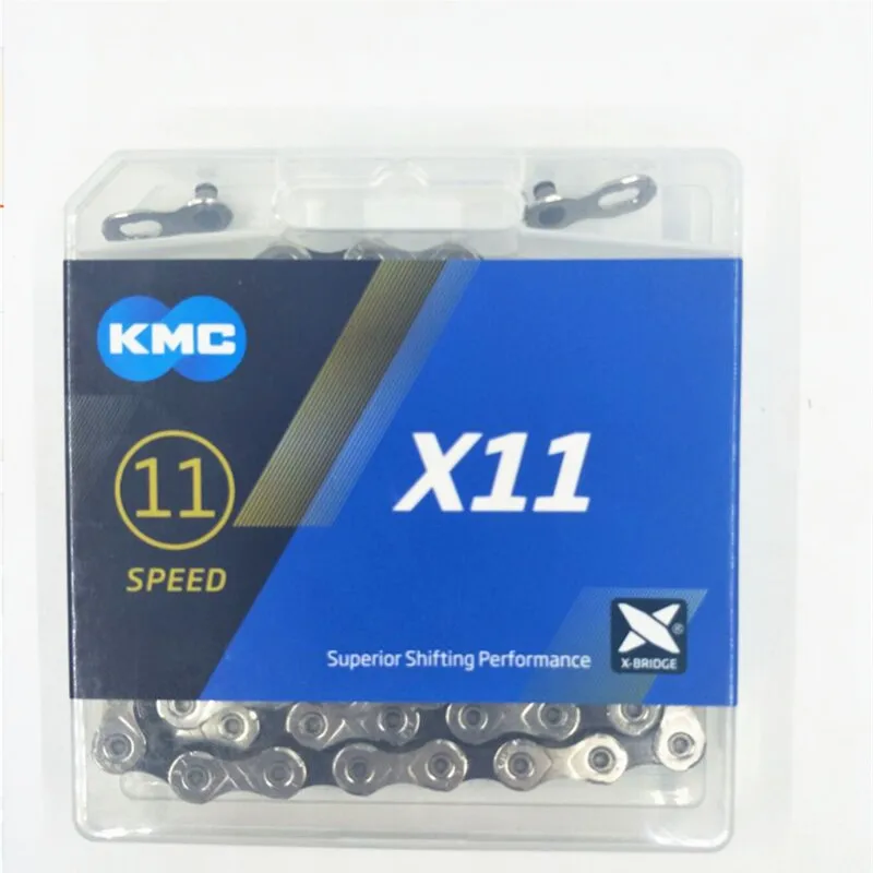 

KMC X11.93 X11 Bicycle Chain 118L 11 Speed Bicycle Chain With Original box and Magic Button for Mountain/Rod Bike Bicycle Parts
