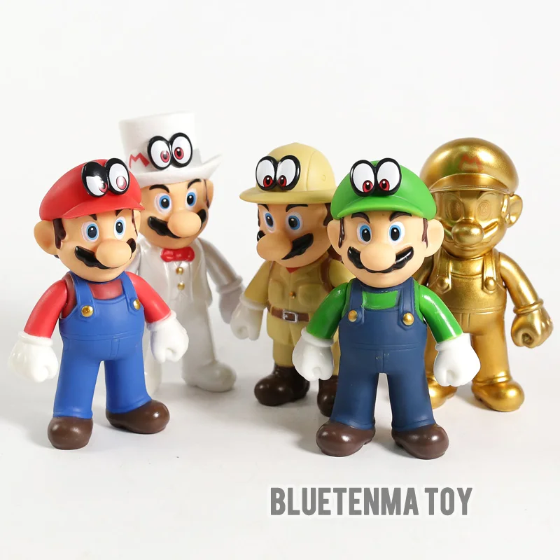 Super Mario Bros Одиссея Cappy Супер Марио и Луиджи Золотой Производитель свадебное платье