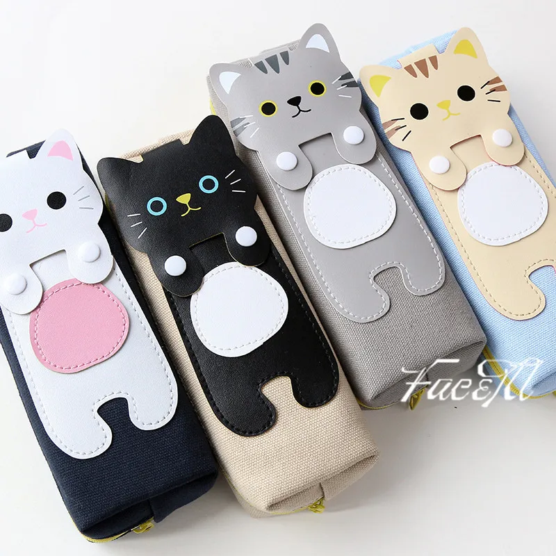 

Kawaii Cats Pencil Case Pencilcase Stationery School Supplies Pencils Storage School-supplies Bts Pencil Bag School Supplies