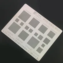 Feorlo Универсальный трафарет несколько отверстий 0,12 мм 0,3 0,35 0,4 0,5 BGA трафареты для мобильного телефона в корпусе с шариковыми выводами ремонт