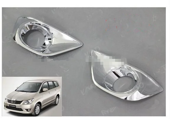 

NEW Chrome Front Fog Light Bezel Trim Cover For 2012 2013 2014 Toyota Innova
