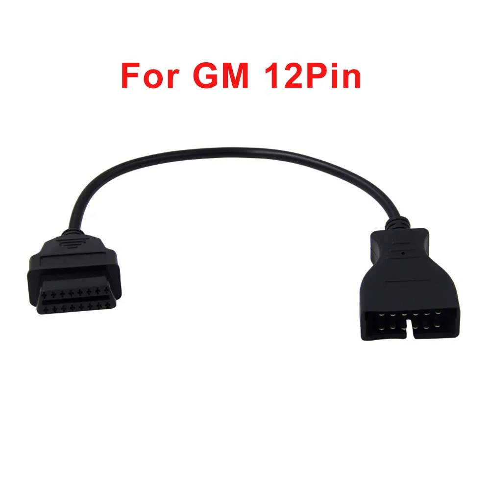 OBD OBD2 Диагностический кабель для GM 12 Pin to 16 Pin OBD 2 Соединительный адаптер для BMW 20 Pin OBDII elm327 для Opel, opcom 10 Pin