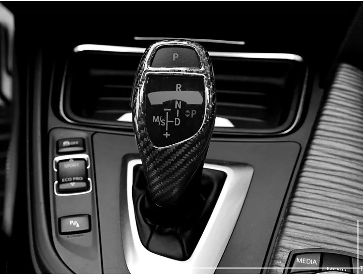 Автоматическая скорость переключения передач глава углеродное волокно Обложка для BMW Все серии e81 e90 f20 f22 f30 f32 f10 x3 x4 x5 x6 отделка сдвига