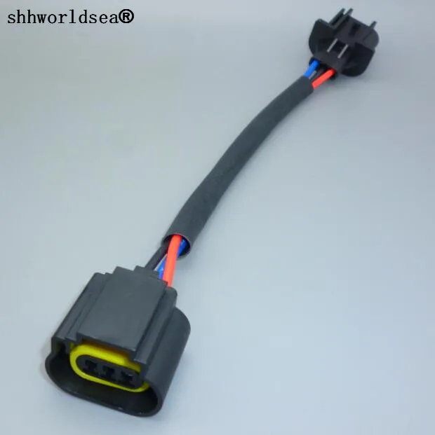 Shhworldsea 1 шт. 9008 HB2 H13 шлейка проводов гнездо для фар HID галогенный разъем штекер 15 см