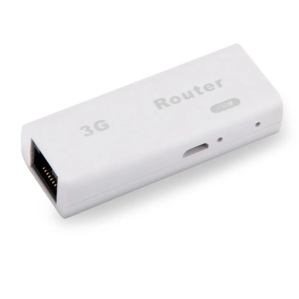 

Mini 3G / 4G WiFi Wireless router 3G Hotspot 150Mbps IEEE802.11b / g / n USB 2.0 Blanc