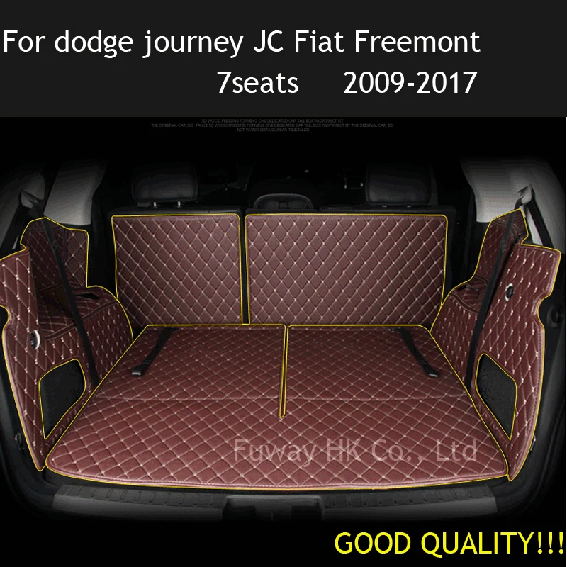  CUSTOM Cargo Liner car trunk mat carpet interior leather mats pad car-styling for dodge journey JC 