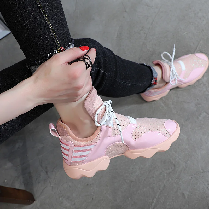 MSSTOR 2018 Women Running Shoes Summer Breathable Girl Sport Shoes Woman Brand Outdoor Athletic Jogging Walking Ladies Sneakers