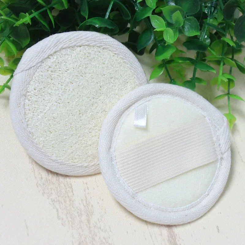 

XIXILI 4pcs Loofah Luffa Facial Complexion Skin Disc