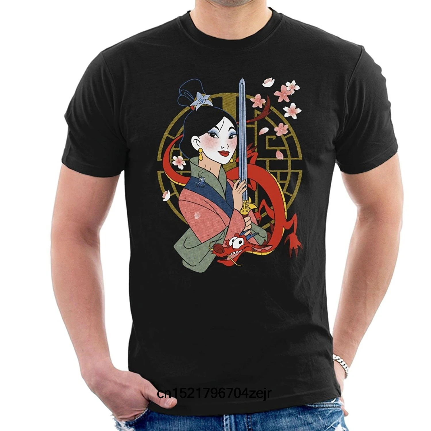 Мужская футболка Mulan The Spirit летняя модная забавная новинка wo men | одежда