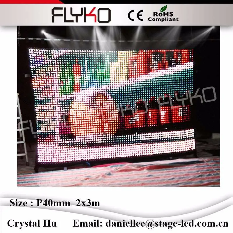 LED video curtain96