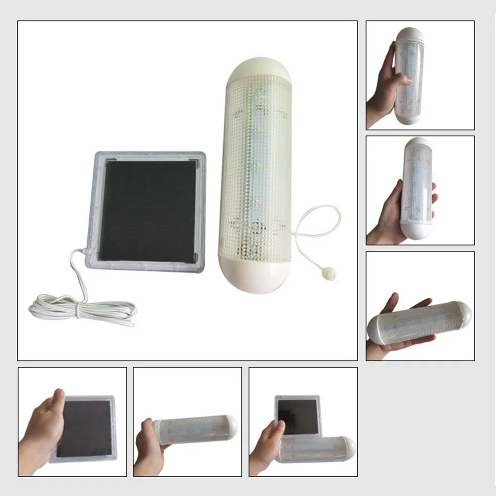 

Newest Solar Power LED Light Lamp Lighting Durable For Outdoor Tent Fishing Camping Garden