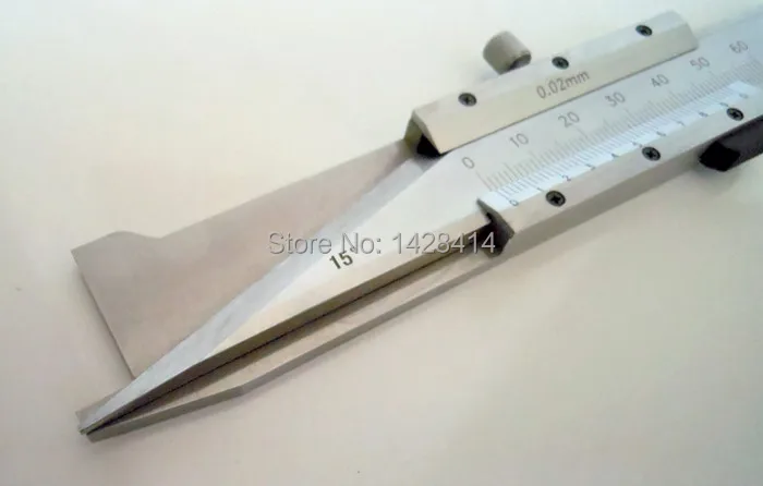 LG22 Chamfering Ruler, Rustproof Stainless Steel Chamfered Vernier