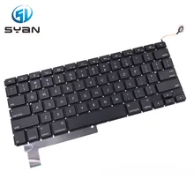 A1286 keyboard for Macbook pro 15.4 inches laptop MB985 MB986 MC371 MC372 MC373 MC721 MC723 MD103 MD104 keyboards 2009-2012