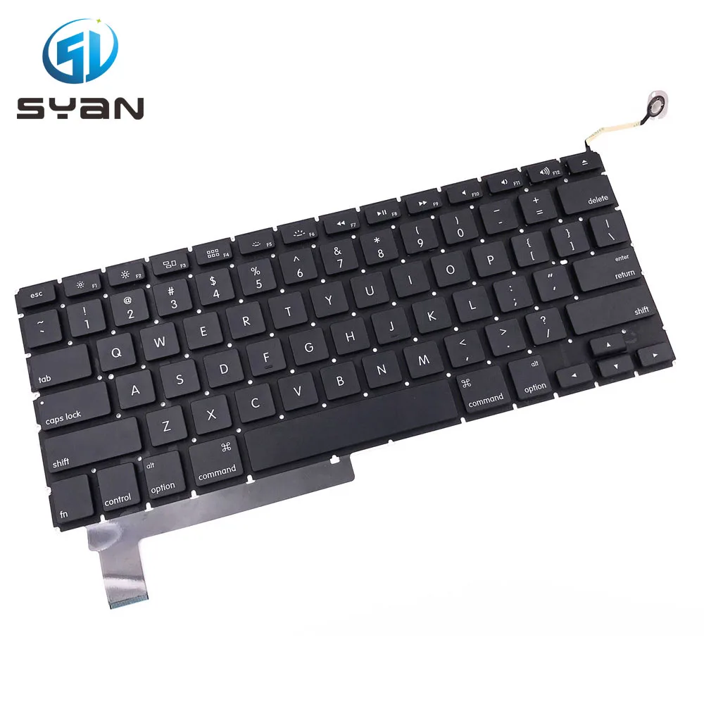 Online A1286 teclado para Macbook pro 15,4 pulgadas portátil MB985 MB986 MC371 MC372 MC373 MC721 MC723 MD103 MD104 teclados 2009 2012