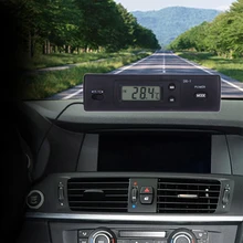 Автомобильный портативный цифровой термометр с ЖК-дисплеем в часах автомобиль бытовая техника Монитор Термометр