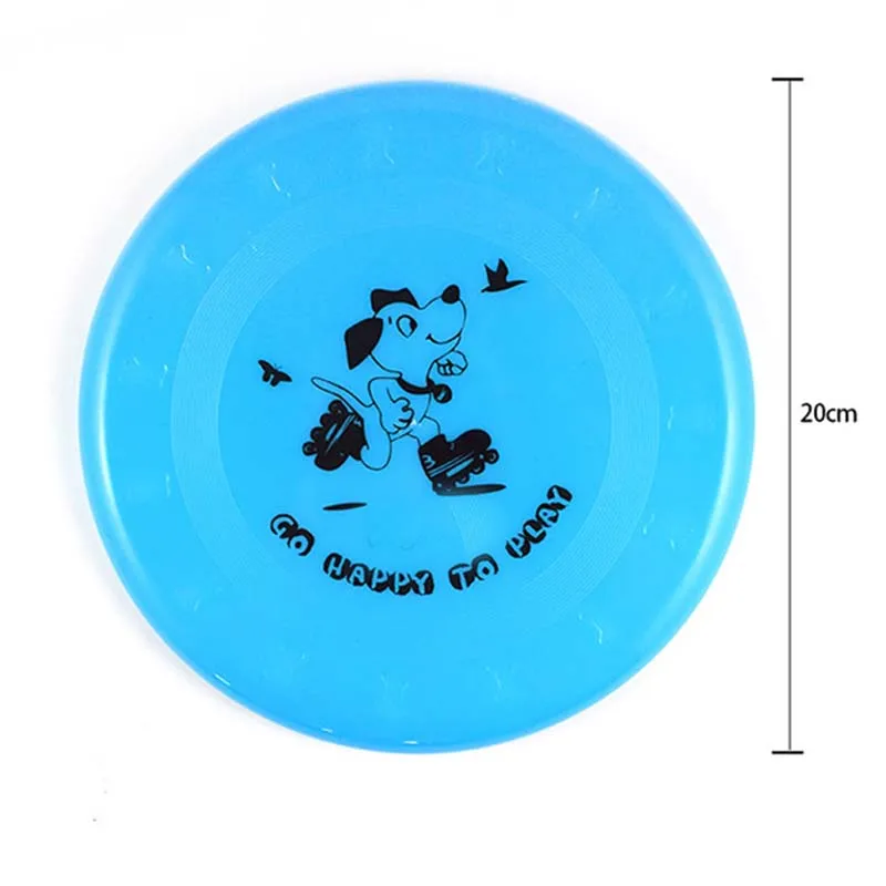 1pcs Plastic Flying Saucer Dog Toy Pet Game Flying Discs Resistant Chew Funny Puppy Training Toy Interactive Partner Pet Shop4
