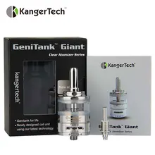 100% Оригинал Kangertech Genitank Гигант Лео/Clearomizer 4.5 мл с Нью-airflow Control Kanger Genitank Гигант Распылителя