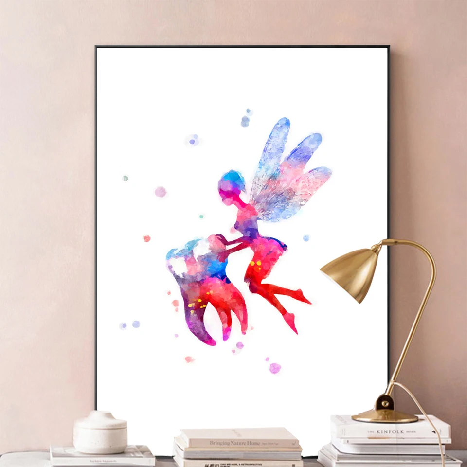 Wangart Set Of 3 Tooth Watercolor Print Tooth Fairy Dental Art Dentist Poster Teeth Anatomy Stomatology Decor Clinic Wall Decor Painting Calligraphy Aliexpress