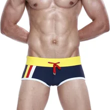 Новинка г. Лидер продаж seobean/купальные костюмы мужские плавки для мальчиков Surf Sexy низкой посадкой Sunga шорты-боксеры De Bain Homme Пляжные шорты