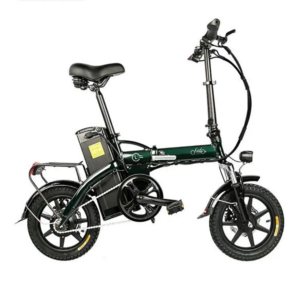 Excellent FINDO Electric Folding Bike Lightweight Aluminum Alloy Folding Bicycle With Tire 250W Hub Motor Electric Bicycle 0